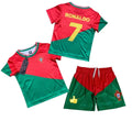 RONALDO 7 PORTUGAL KIDS JERSEY WITH PANT